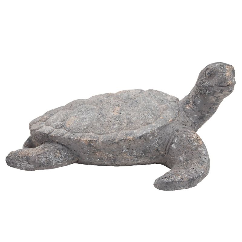 23" Resin Tortoise Decorative Figurine Gray - Sagebrook Home