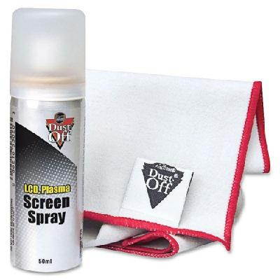 Dust-Off Laptop Computer Cleaning Kit, 8.5 oz. Spray/Microfiber Cloth