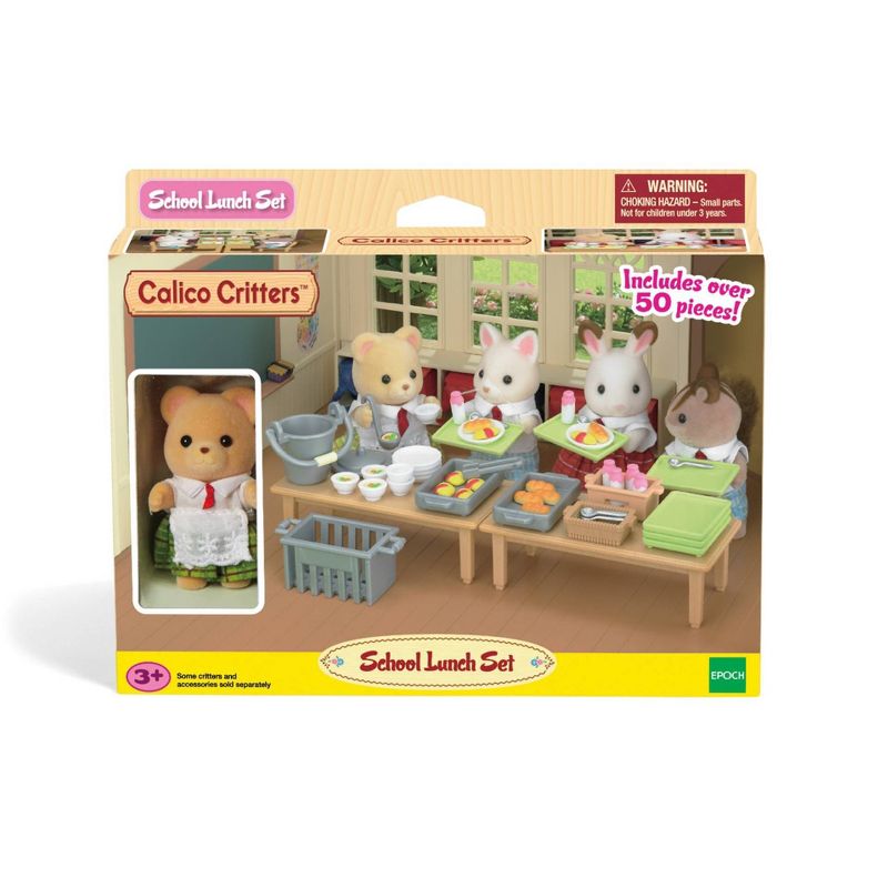 Calico Critters School Lunch Set