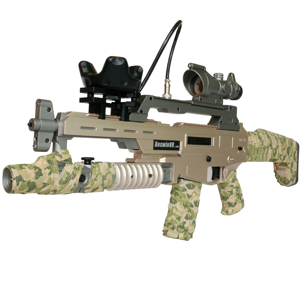 BeswinVR New ScarVR Rifle Vive Gun controller for Vive Tracker- Virtual Reality Accessories