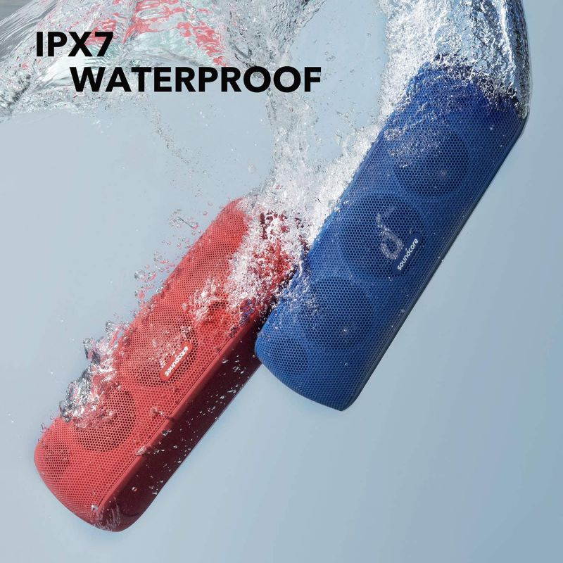 Anker Soundcore Motion+ Bluetooth Speaker with Hi-Res 30W Audio, Extended Bass and Treble, Wireless HiFi Portable Speaker with App, Customizable EQ, 12-Hour Playtime, IPX7 Waterproof, and USB-C