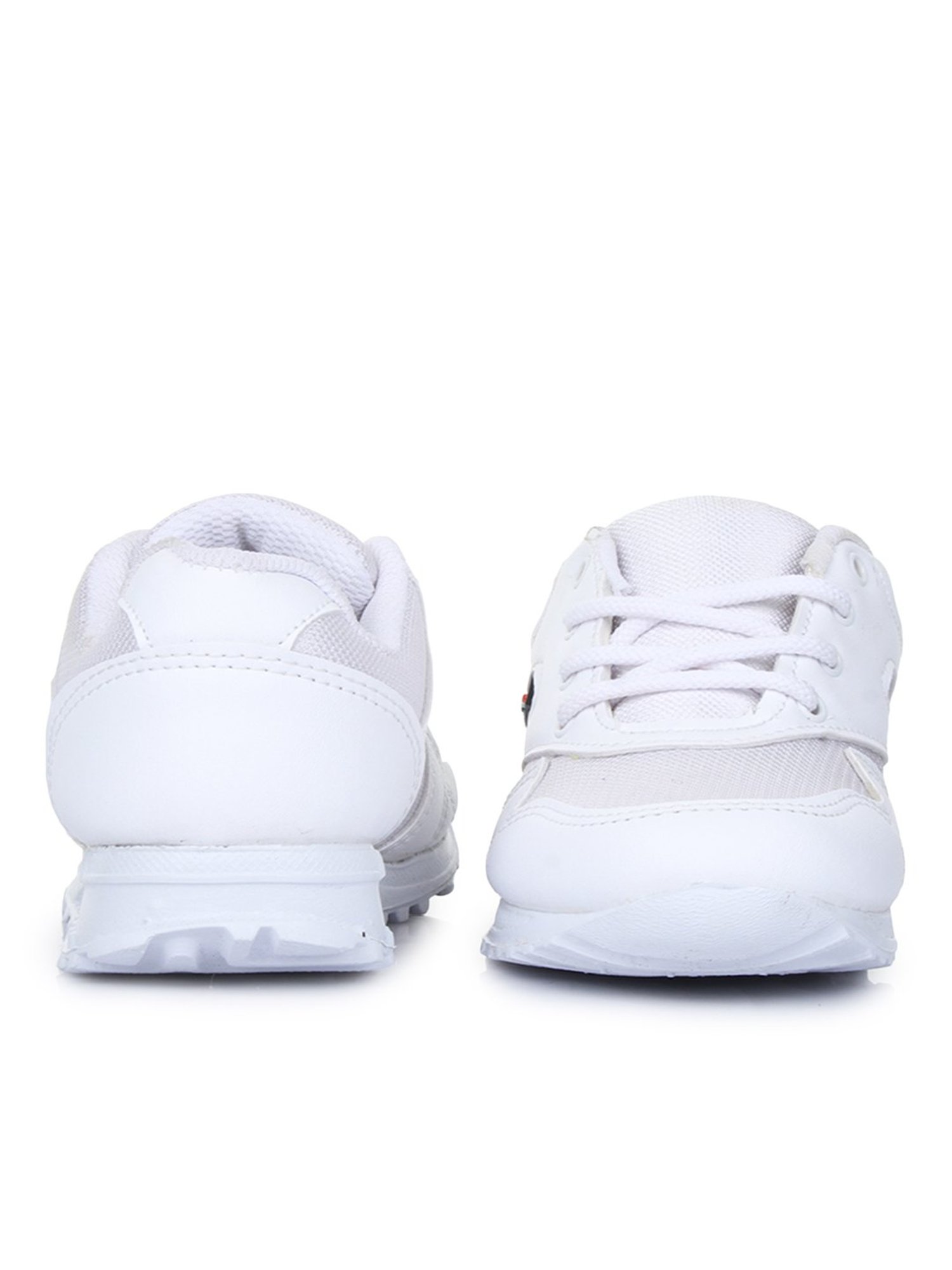 Force 10 By Liberty Kids White School Shoes