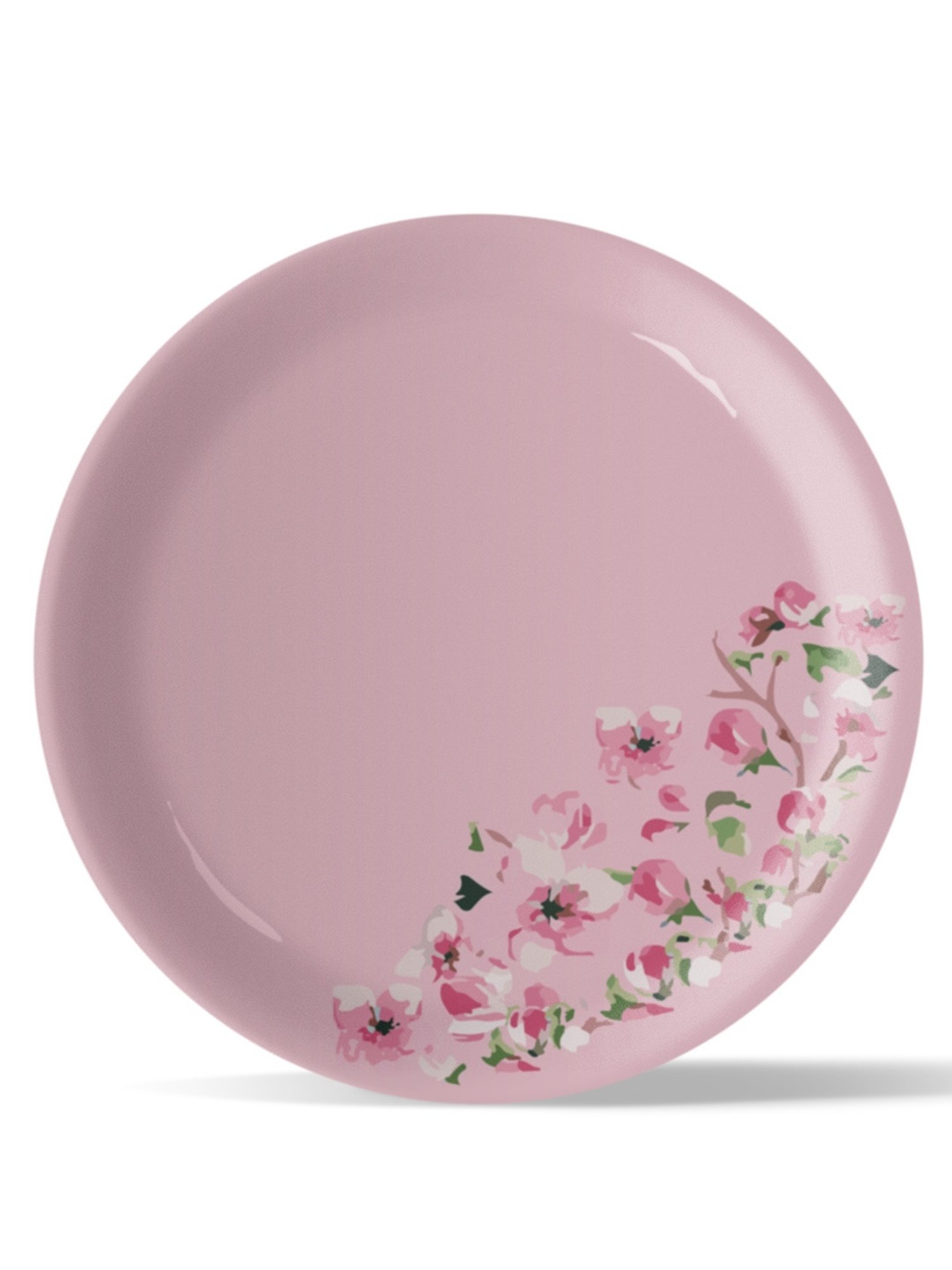 Nestroots Victorian Ditsy Printed Multicolor Porcelain Wall Plate