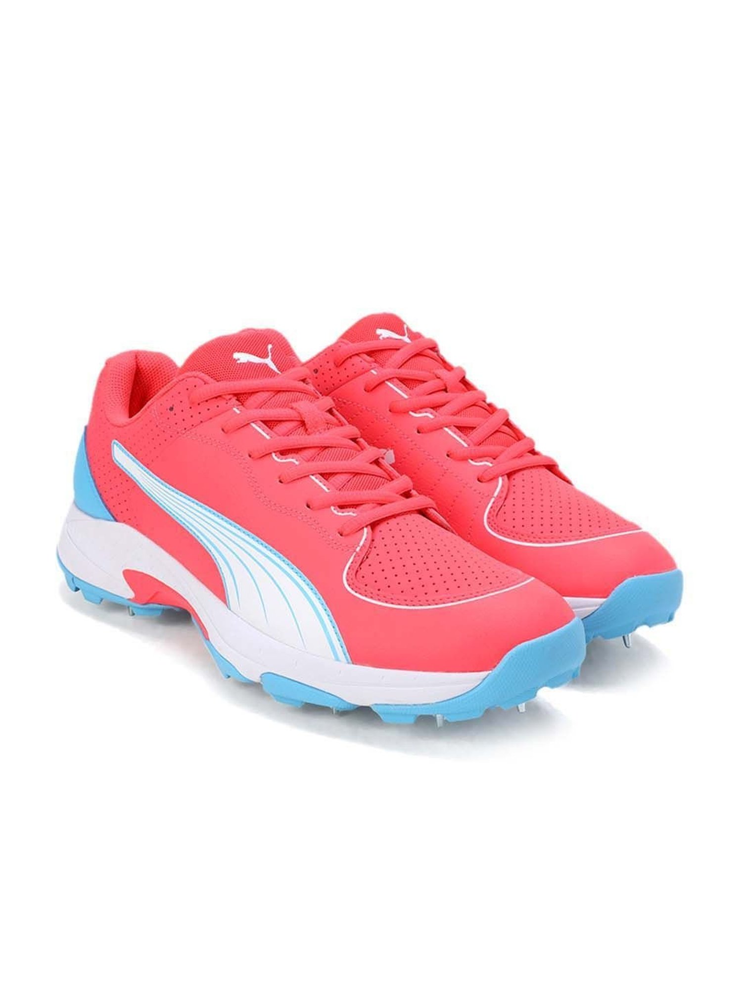 Nivia Men's Track and field-100 Orange Cricket Shoes