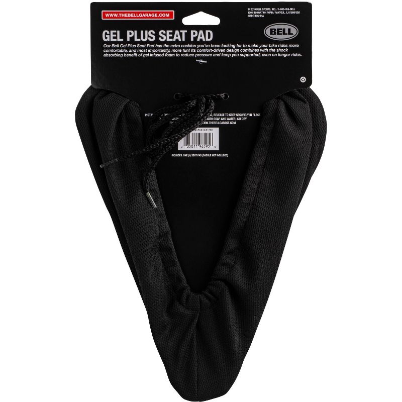 Bell Gel Plus Bike Seat Pad - Black