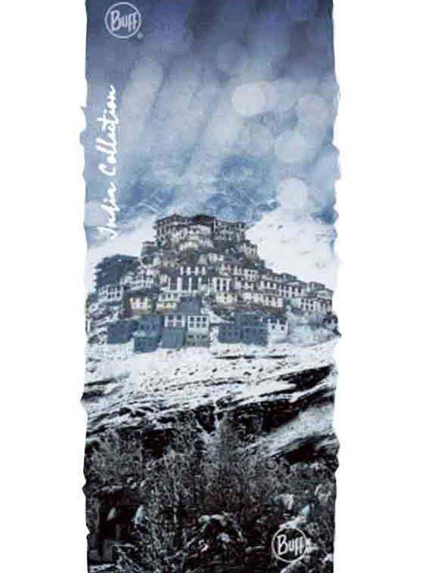 BUFF Ecostretch Key Monast Ery White Printed Bandana