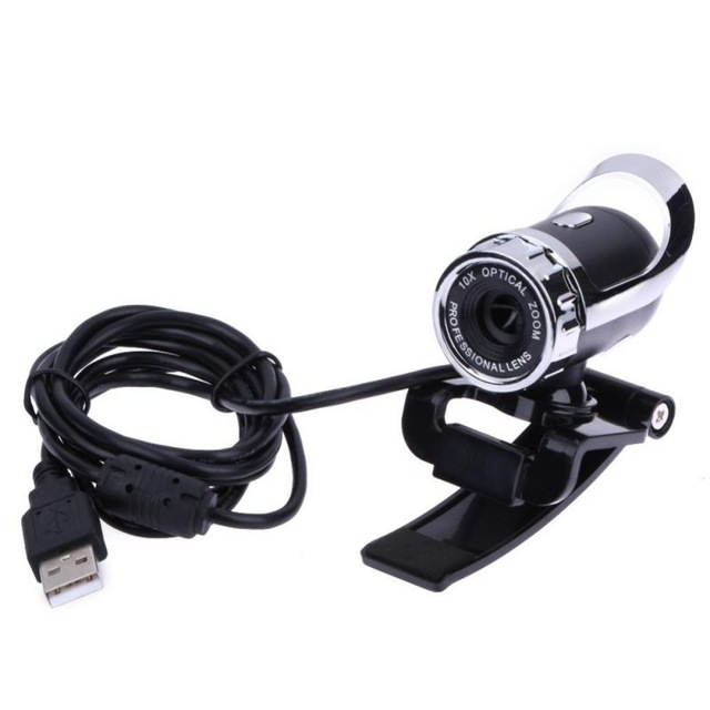Webcam USB 12 Megapixel High Definition Camera Web Cam 360 Degree MIC Clip-on For Skype Computer With Mic PC Laptop Drop Shop