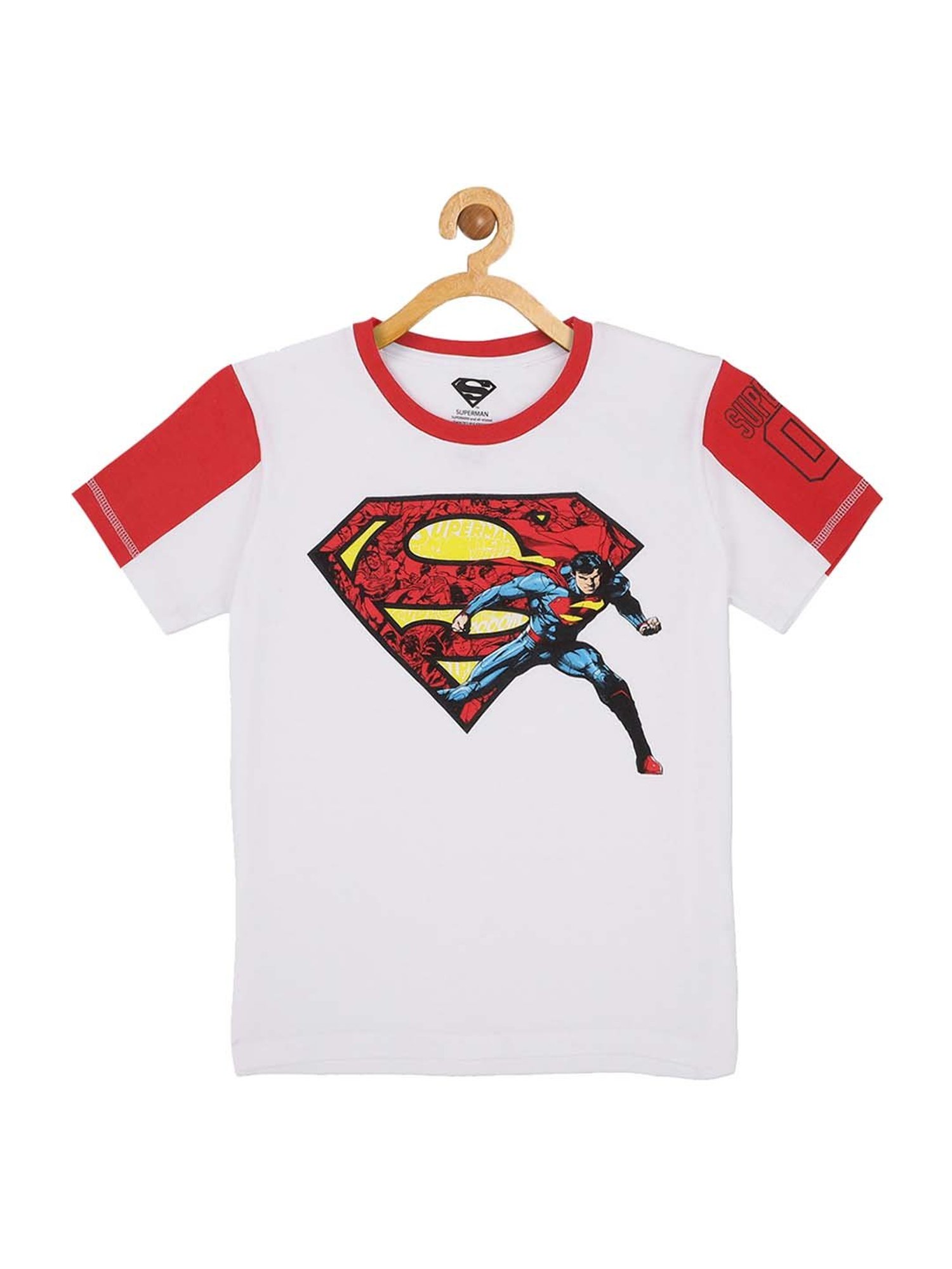 Superman Printed Tshirt For Kids Boys
