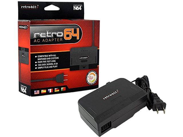 Retro-Bit -  AC Power Adapter for Nintendo N64