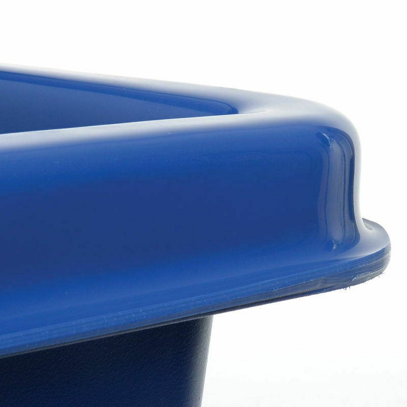 NEW! Plastic Bulk Box Truck, 16 Bushel, Steel Chassis Base, Blue!!