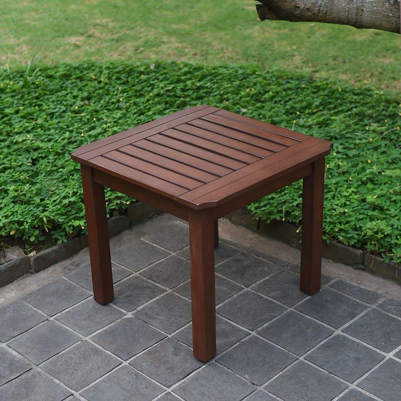Sopra Wood Patio Side Table - Cambridge Casual