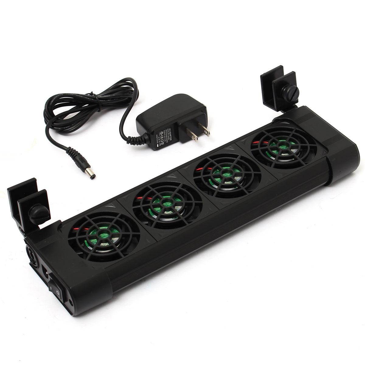 1PCS 160L DV 12V Cooling Coldwind Four 4 Fans Aquarium Chillers For Fish Tanks -