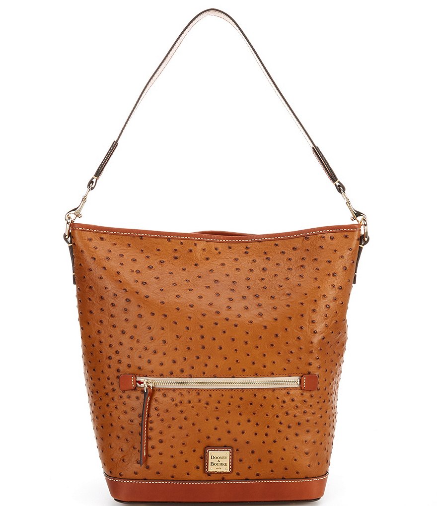 Dooney & Bourke Ostrich Collection Hobo Bag