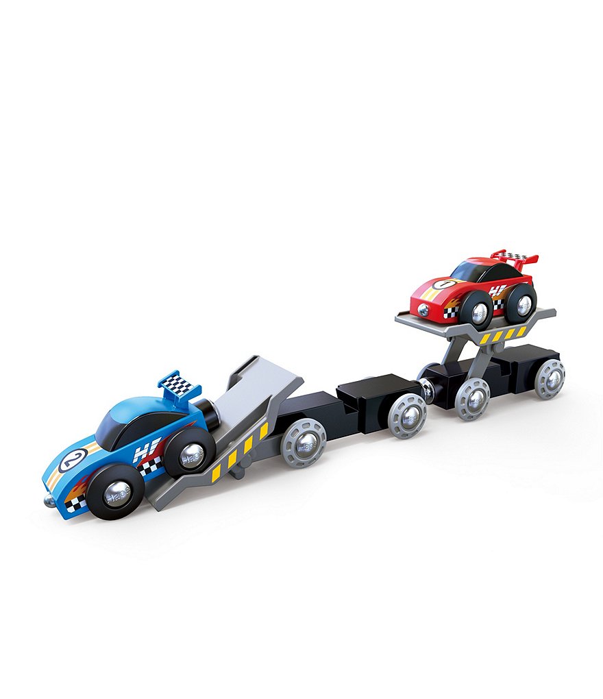Hape Race Car Transporter Set
