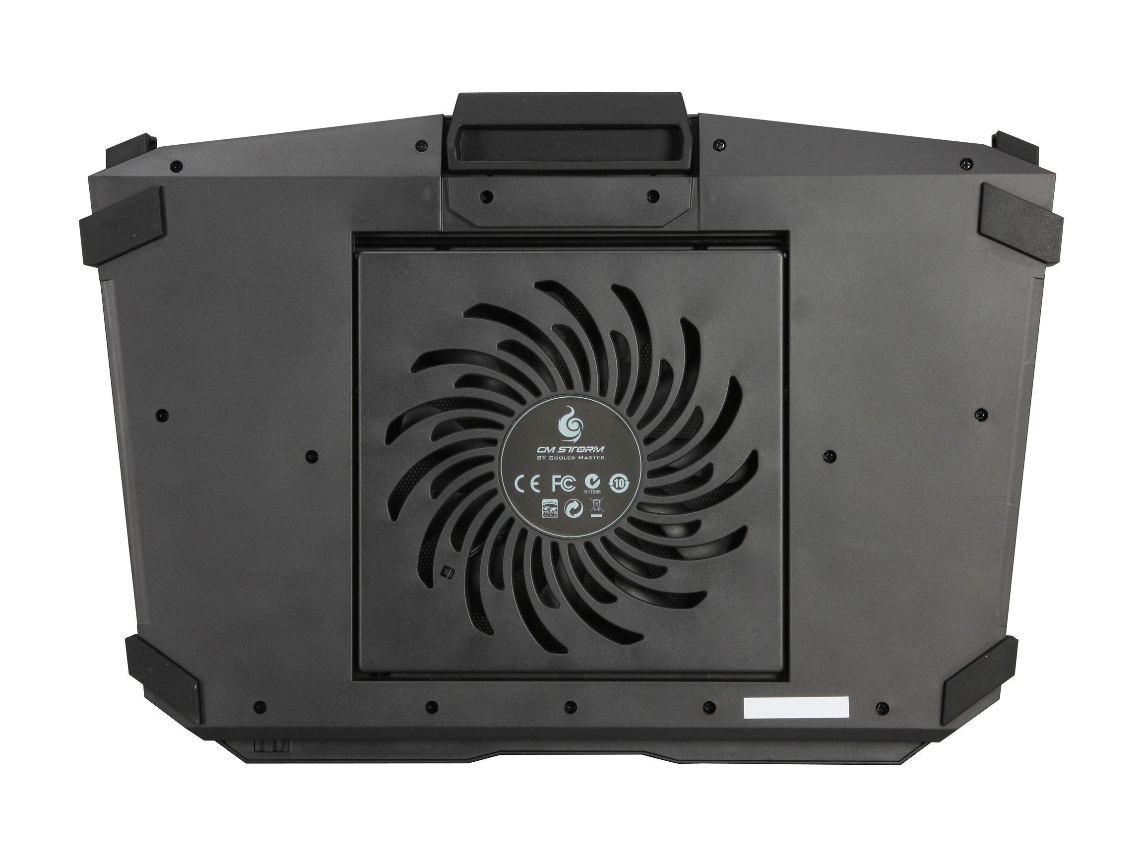 Laptop Cooling Pad, Laptop Cooler with 5 Quiet Red LED Fans for 12"-17" Inch Laptop, Dual USB 2.0 Ports, Portable Angle Adjustable Laptop Stand for Gaming Laptop-Green