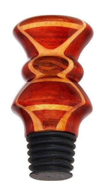 VinoStrumenti VSWSAW1 Multiwood Flat Top All Wood Wine Bottle Stopper