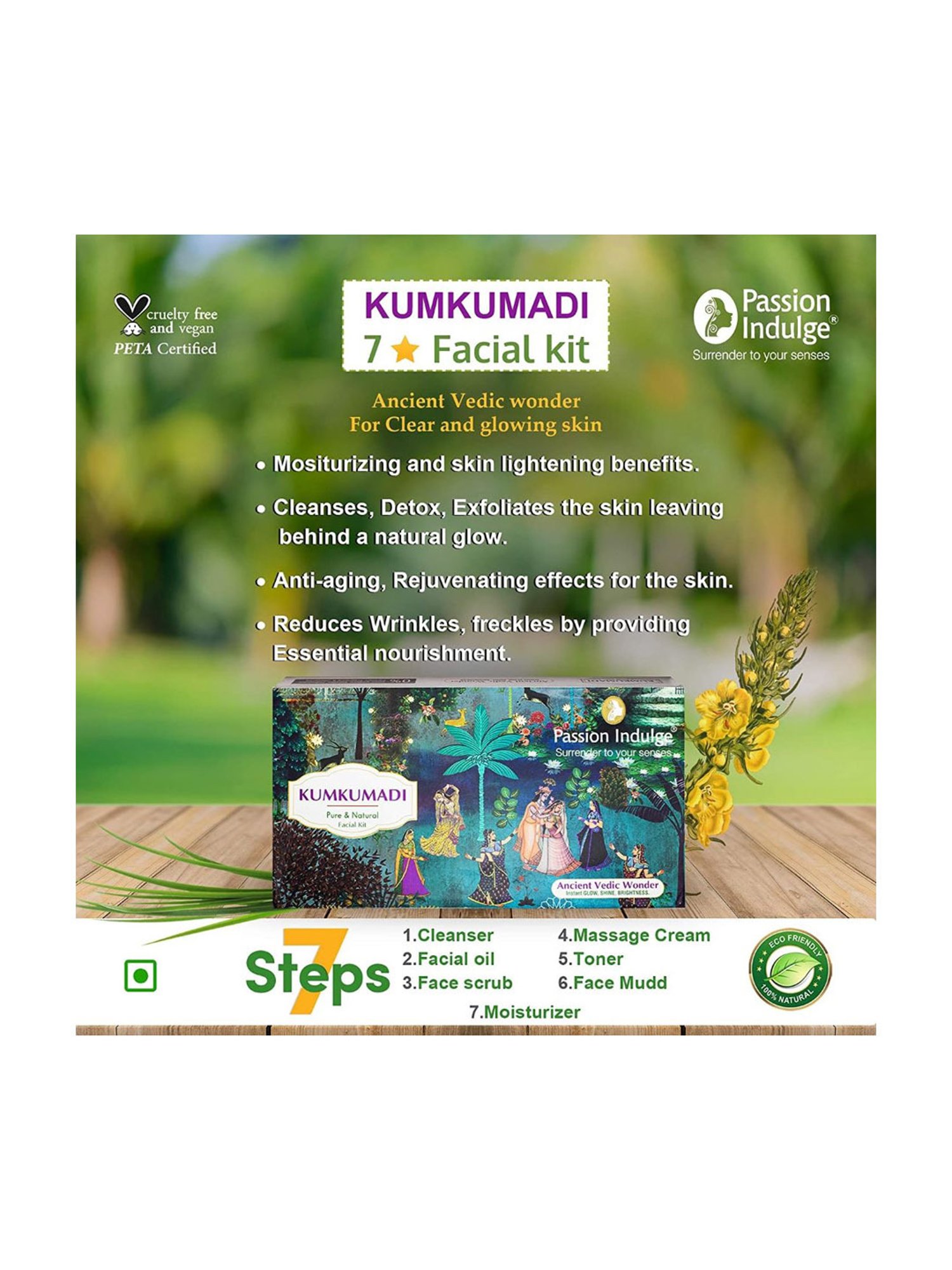Passion Indulge Kumkumadi Pure and Natural Facial Kit