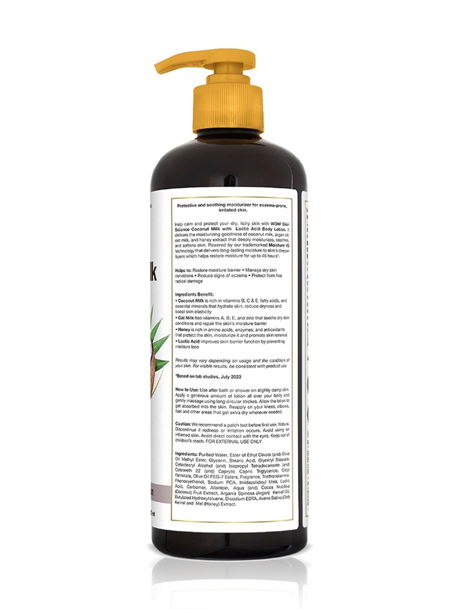 Wow Skin Science Coconut Milk with Lactic Acid Body Lotion - 400 ml