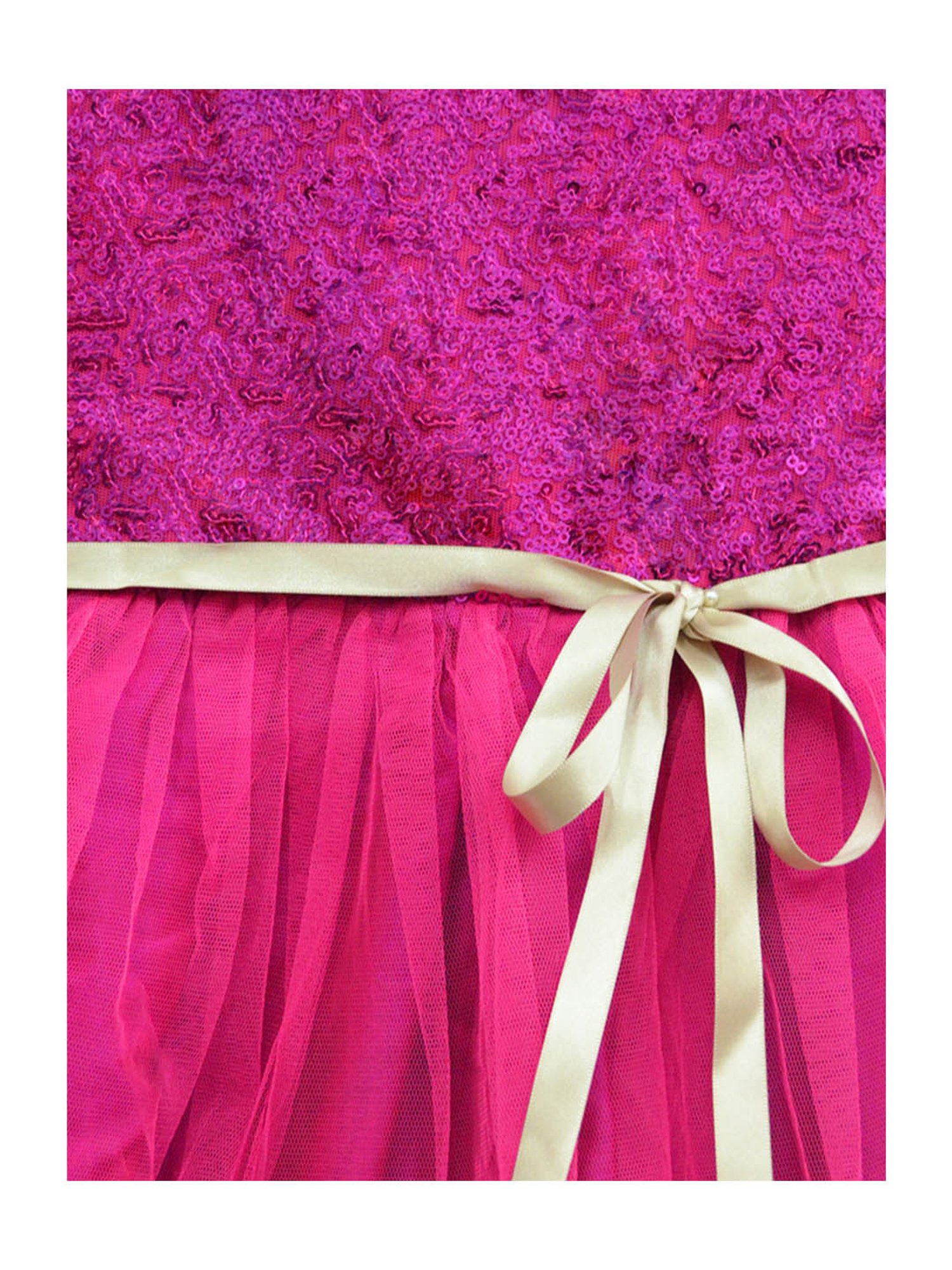 A.T.U.N. Fuchsia Embellished Dress