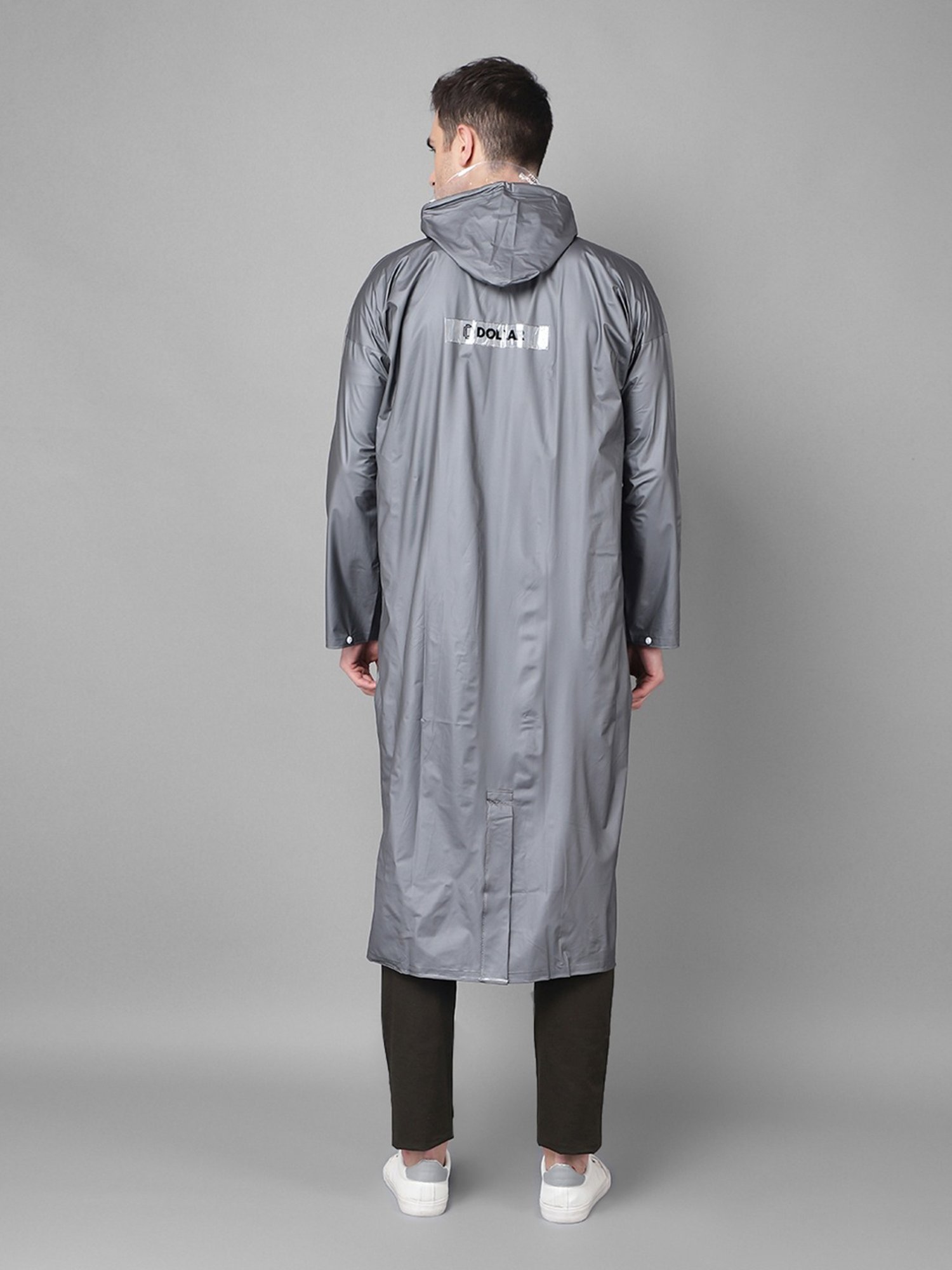 Dollar Grey Regular Fit Rainwear Jacket