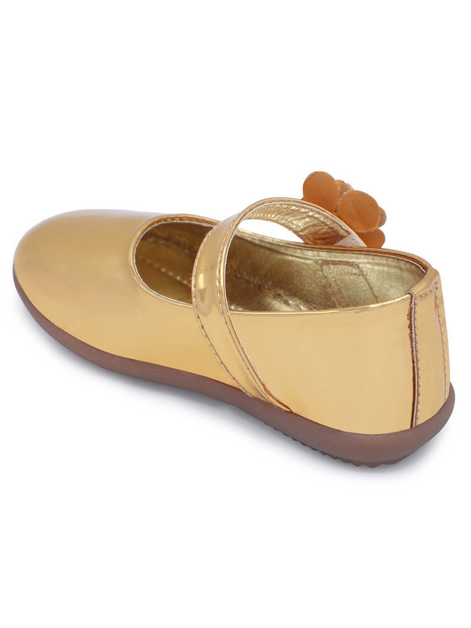 Minesole Kids Golden Mary Jane Shoes