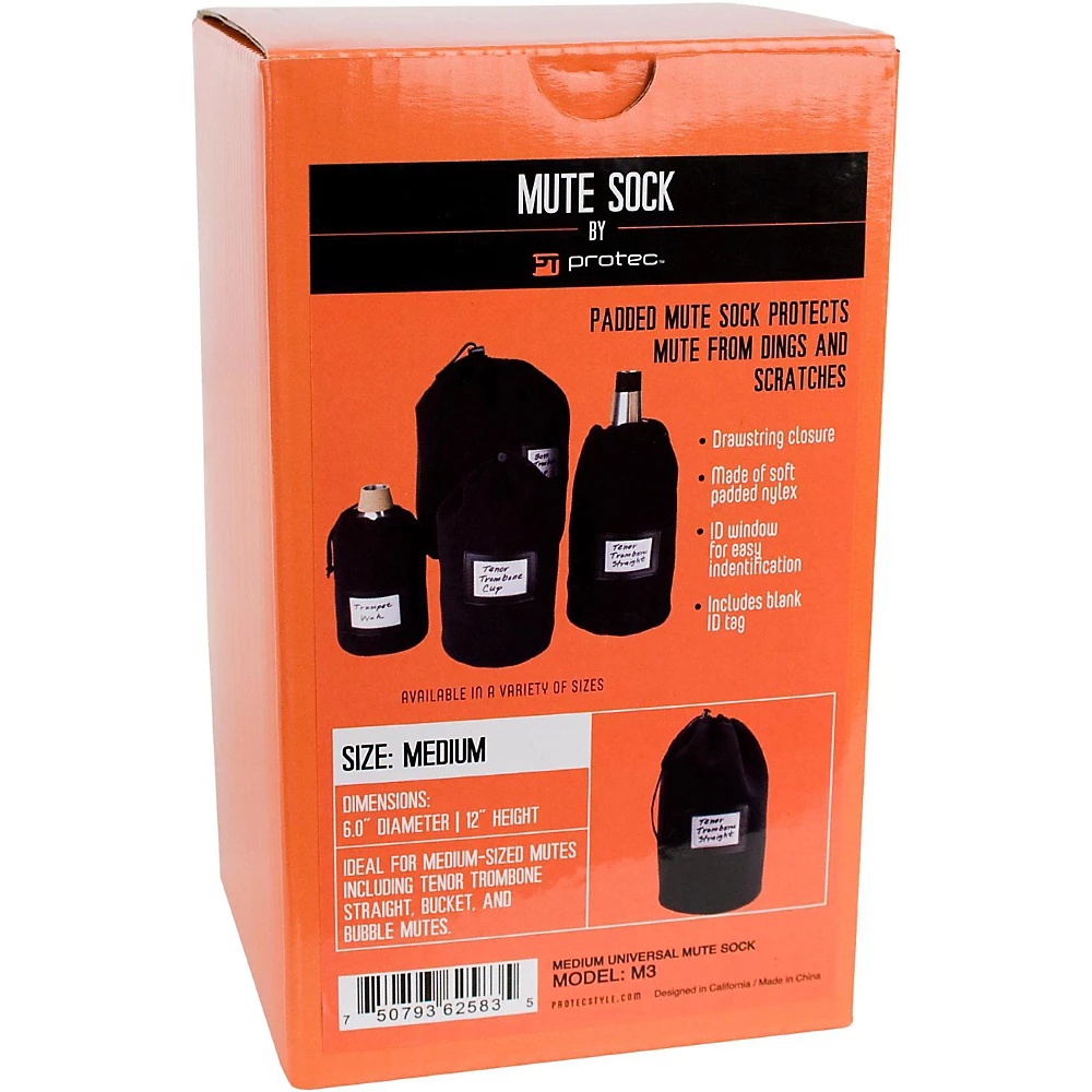 Protec Mute Sock with ID Window Medium