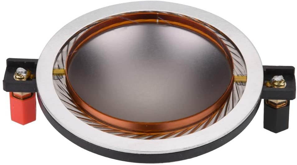 Mugast Titanium Film Diaphragm, Durable Titanium Film Treble Flat Line Voice Coil Speaker 65.5mm for Professional Audio and Compression Drives