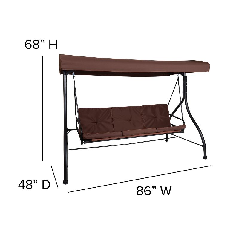 La Siesta HAL21-1 Habana Organic Cotton Lounger Comfortable Indoor Outdoor Hammock Chair with Suspension Set and Bamboo Spreader, Nougat