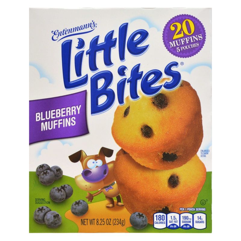 Entenmann's Little Bites Blueberry Muffins - 8.25oz