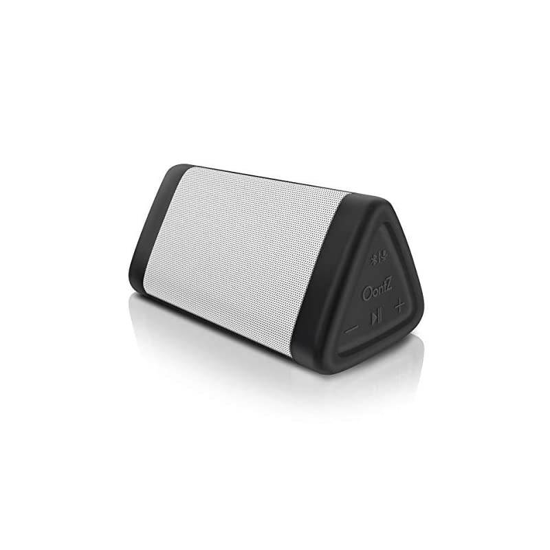 Angle 3 Bluetooth Portable Speaker, Crystal Clear Stereo Sound, Rich Bass, 100 Ft Wireless Range, Play Two Speakers Together (4th Gen only), Mic, IPX5, Bluetooth Speakers (White)