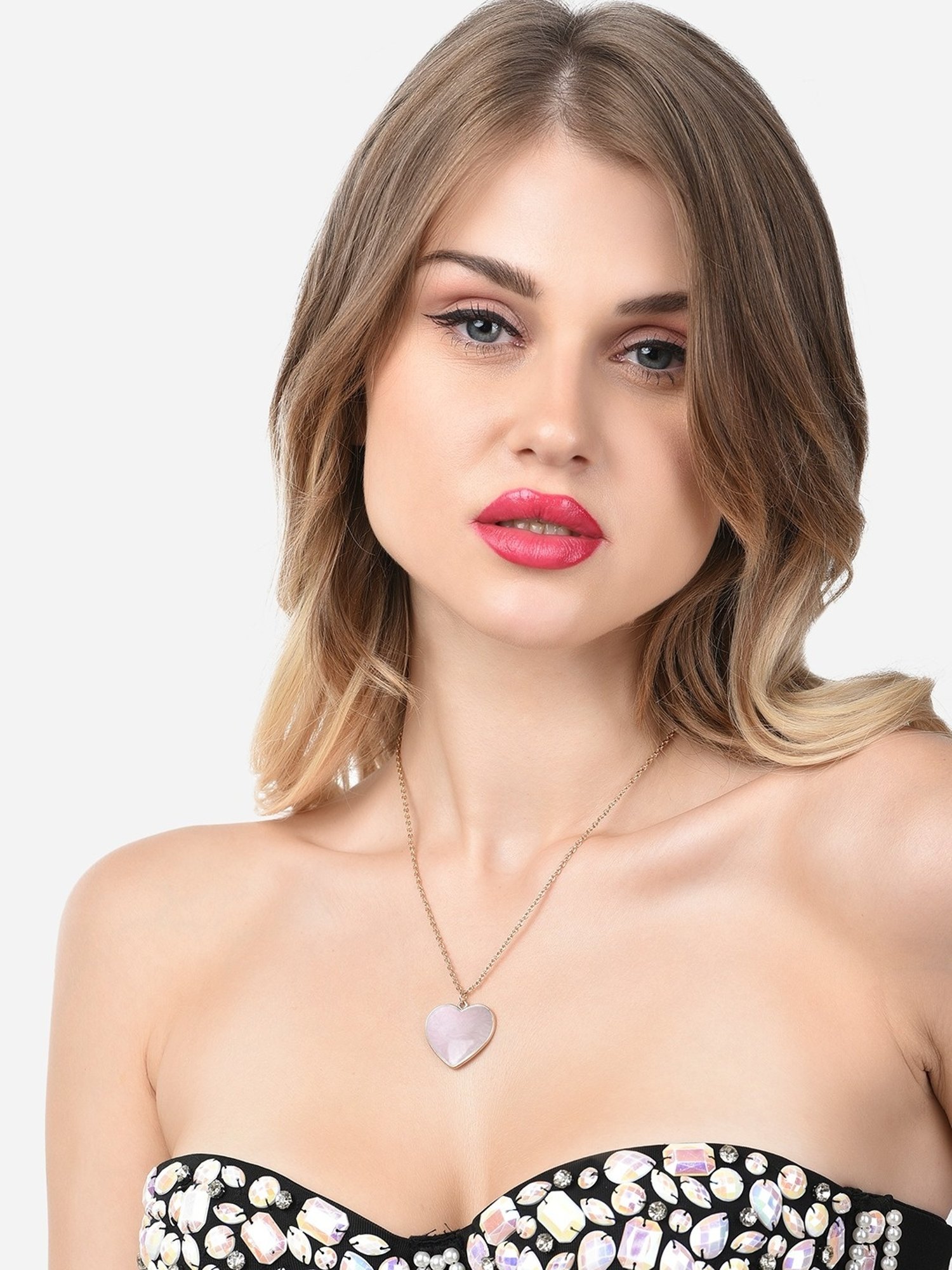 Zaveri Pearls Set of 2 Gold Tone Contemporary Chains -ZPFK15107