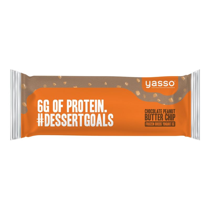 Yasso Frozen Greek Yogurt - Chocolate Peanut Butter Chip Bars - 4ct