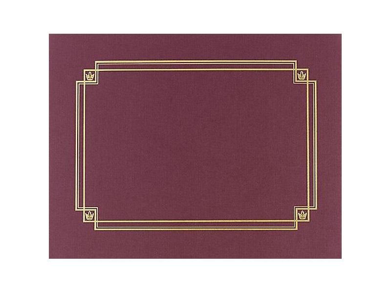Great Papers Premium Textured Certificate Holder, Burgundy 939503