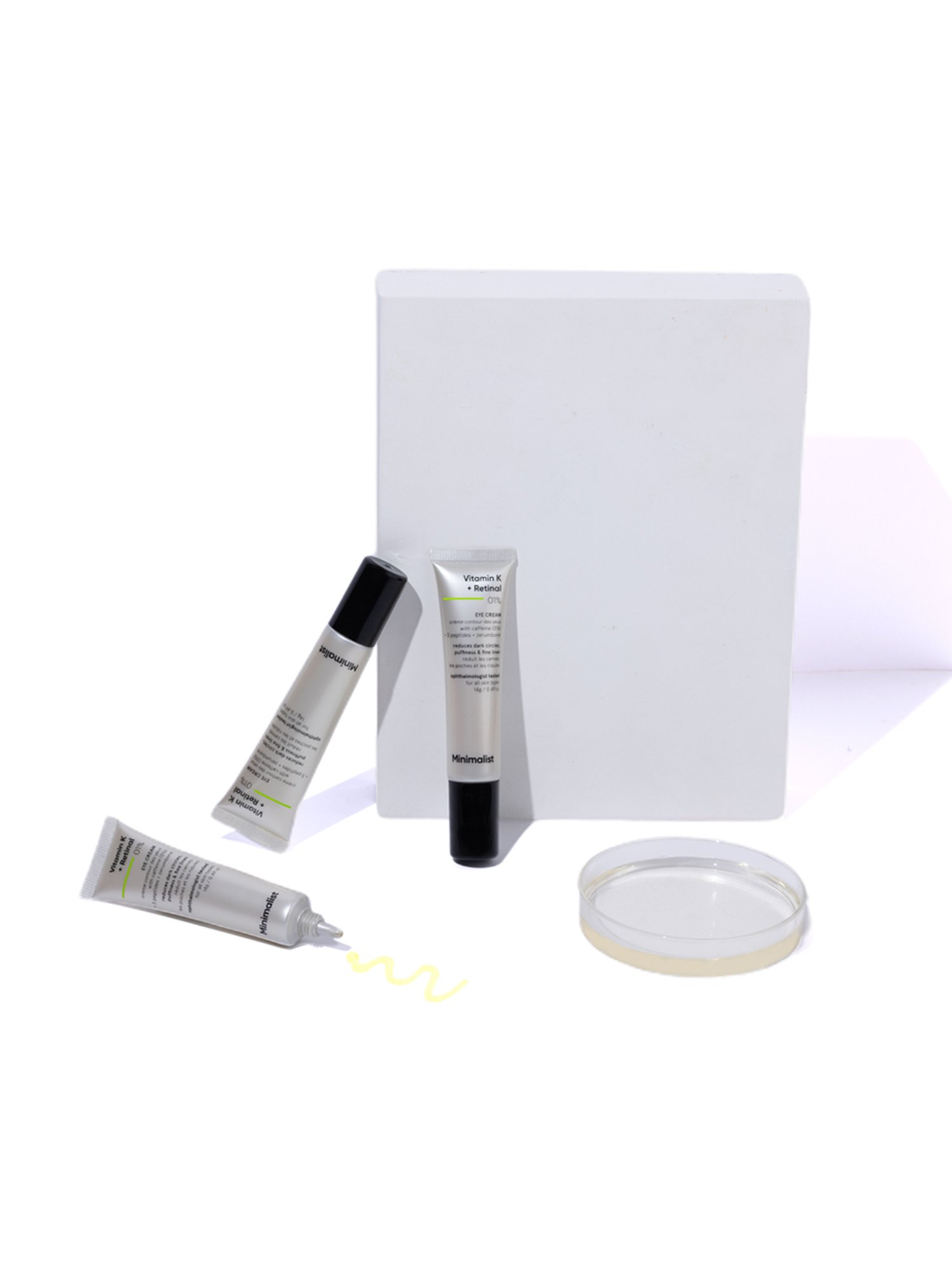 Minimalist Vitamin K + Retinal 01% Eye Cream - 14 gm