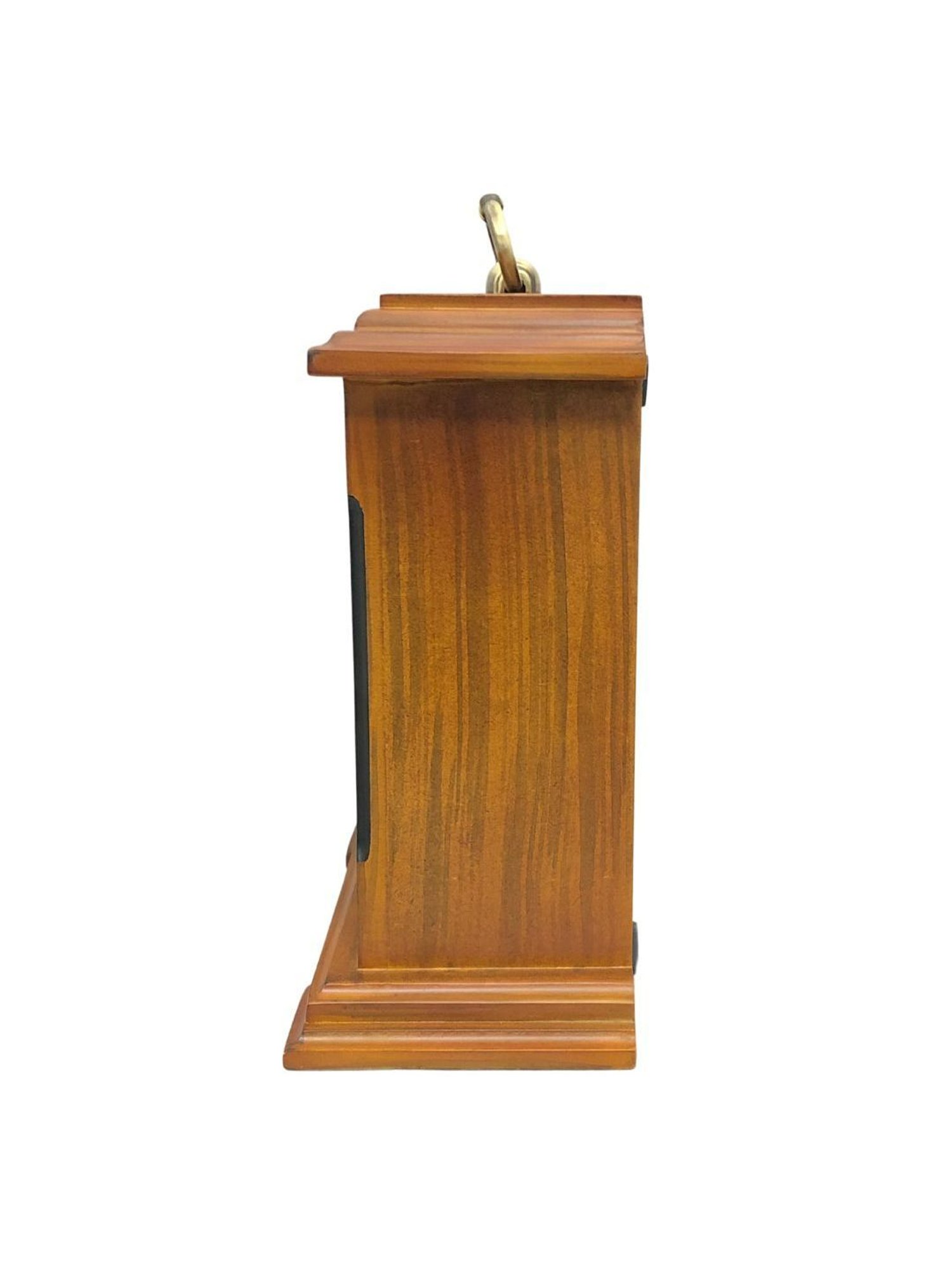 CHRONIKLE Rectangular Brown Wood Table or Desk Clock