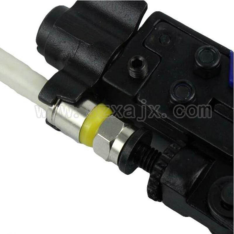 JX connector 10pcs F male connector for RG6 75-5 coaxial compression fitting Compression Coax O-Ring connector +2 tool