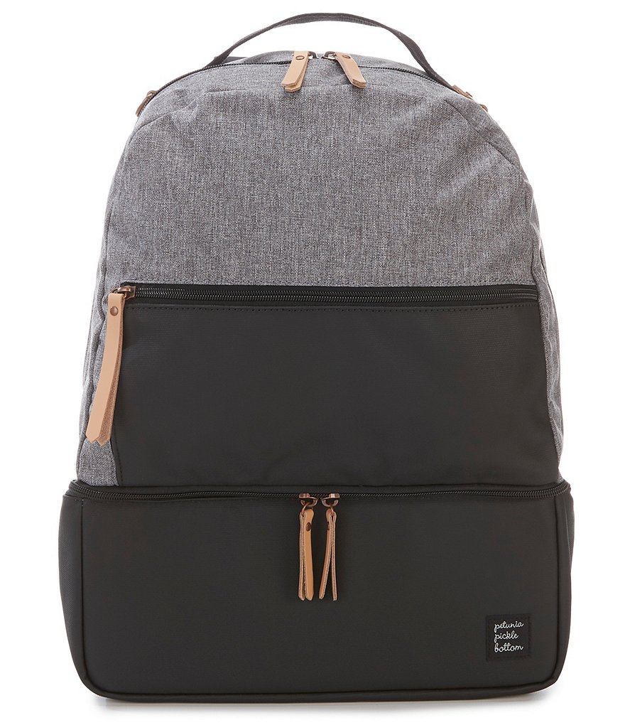 Petunia Pickle Bottom Colorblock Axis Canvas Backpack Diaper Bag