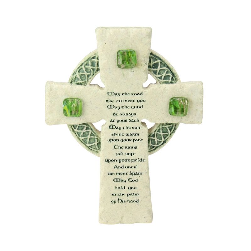 Roman 6.5" Blessing Faithstone "May The Road..." Wall Cross Religious Decoration