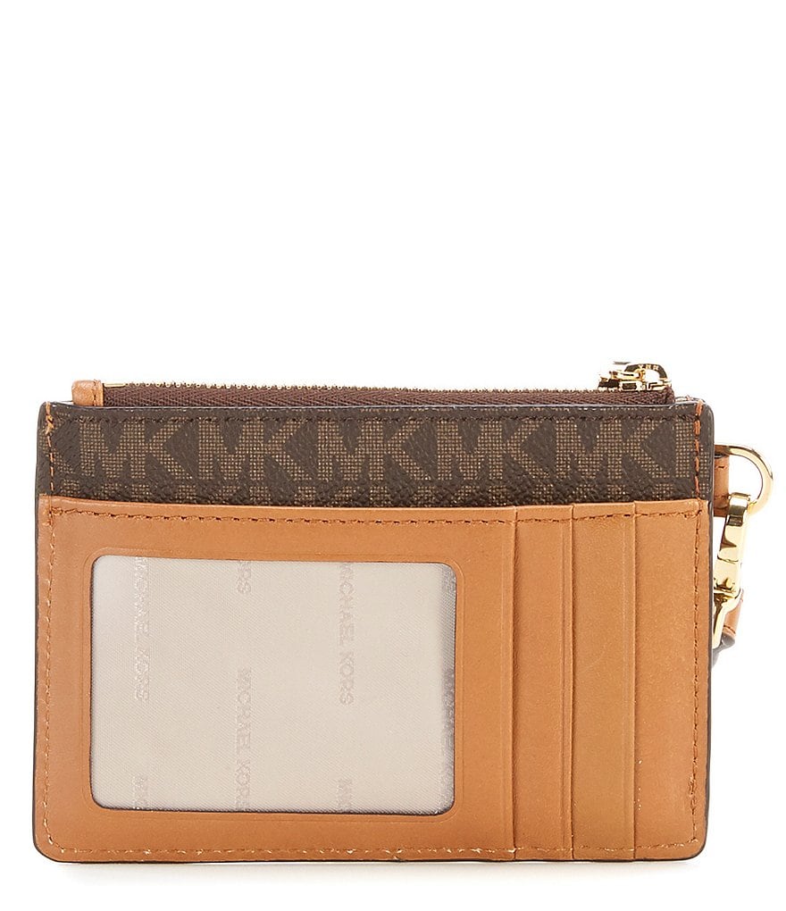 HOBO Link Leather Zip Wristlet