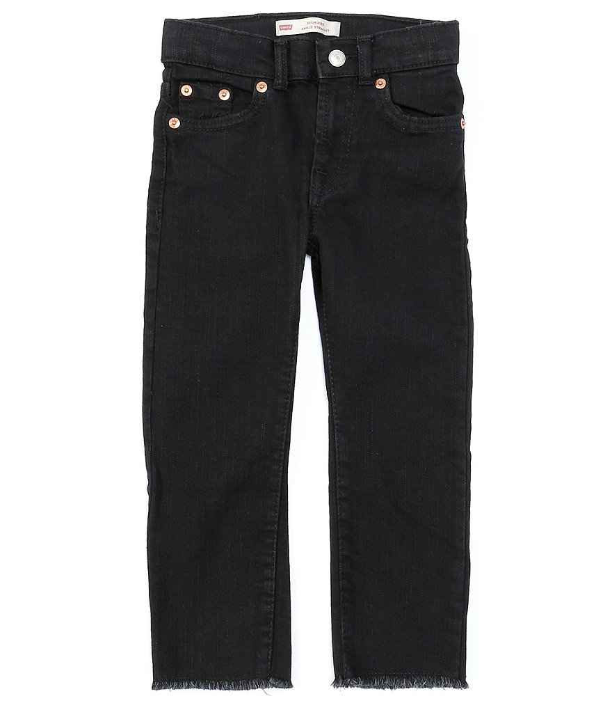 Hippie Girl Little Girls 4-6X REPREVE Destructed Denim Skinny Jeans