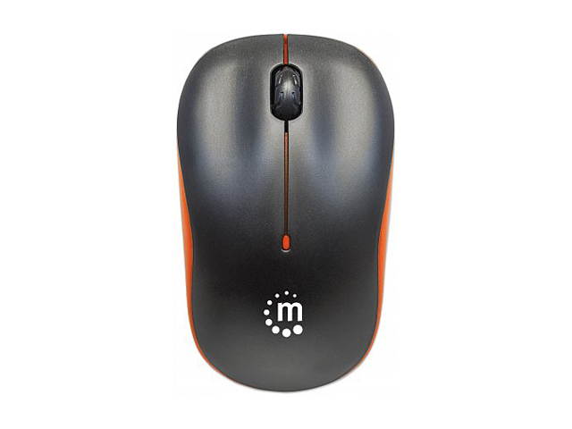 Manhattan 179409 Success Wireless Optical Mouse (Orange/Black)