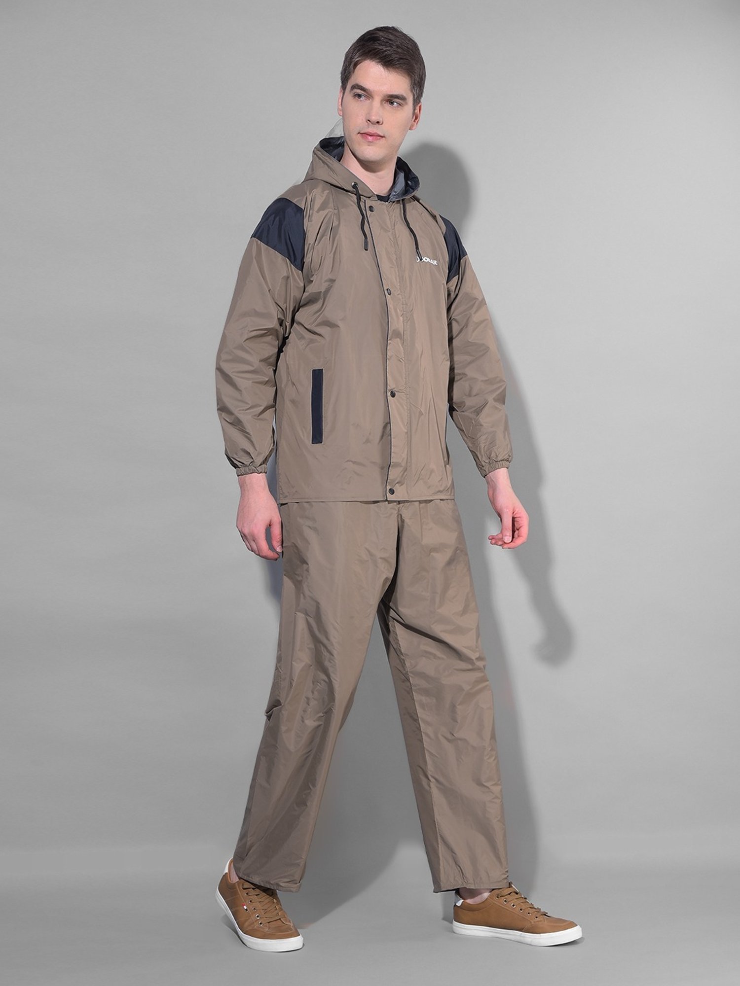Dollar Brown Regular Fit Raincoat Set