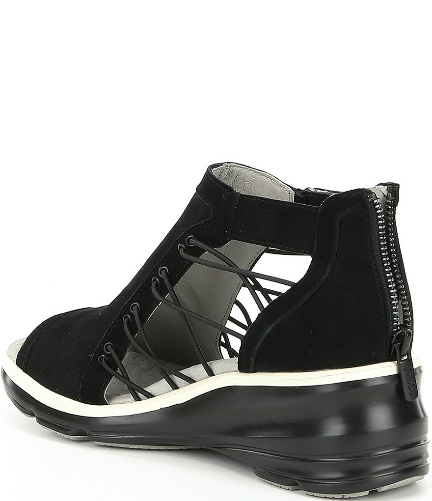 Jambu Naomi Suede Wedge Sandals