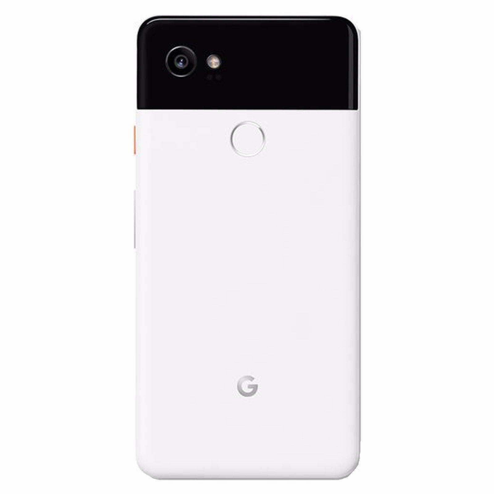 Google Pixel 2 XL (2017) 128GB G011C, 6" inch (No CDMA, GSM only) Factory Unlocked SIM-free 4G/LTE Smartphone (Black & White)