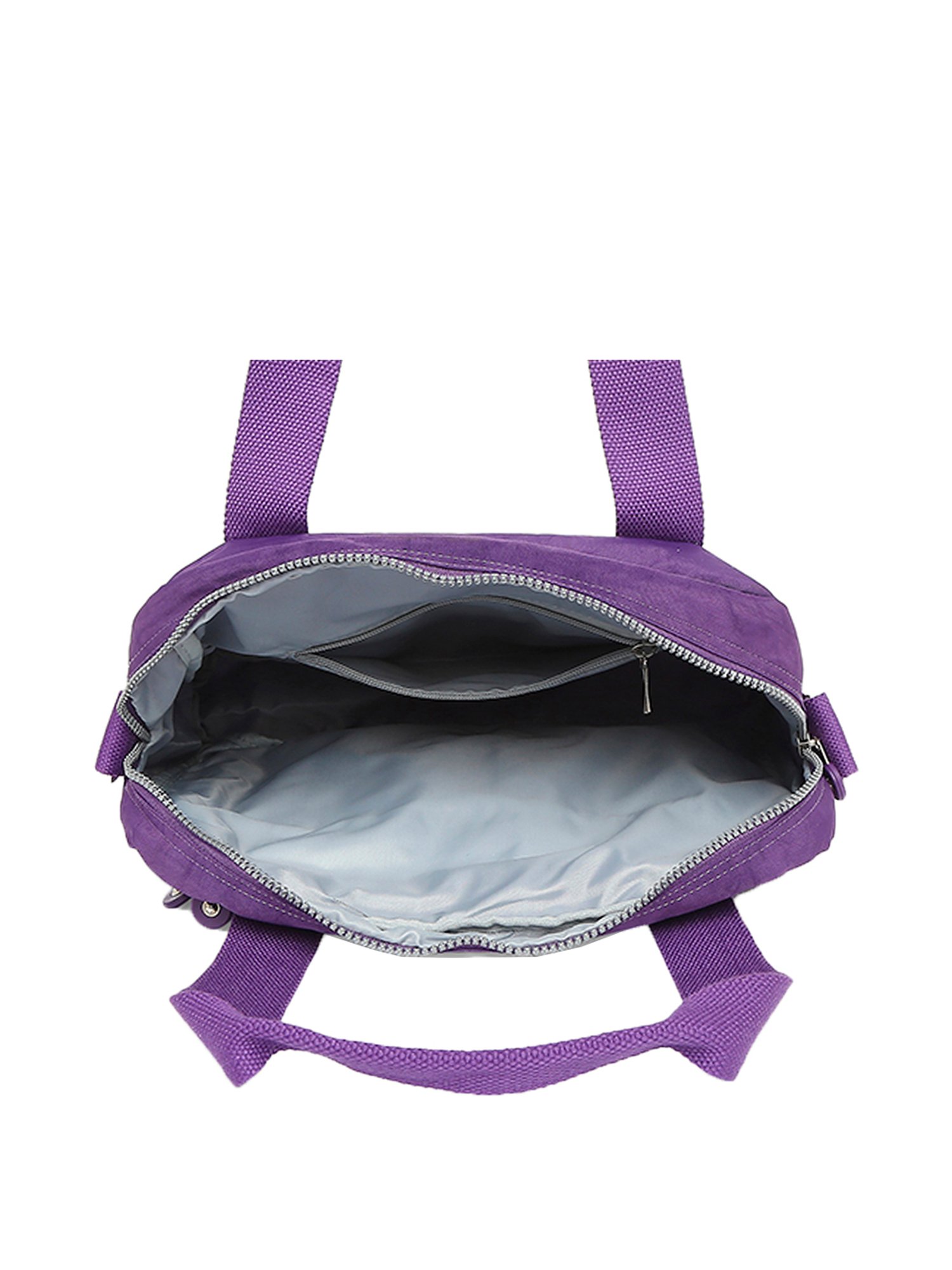 Baomi Purple Solid Medium Shoulder Bag