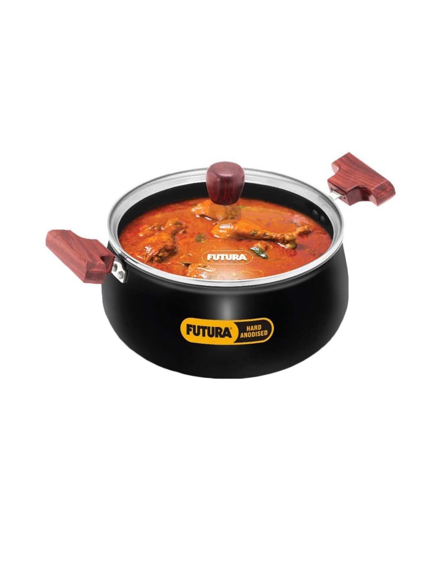 Hawkins Silver & Transparent Stainless Steel 19 cm Gas Compatible Handi With Lid (2 L) - Set of 1