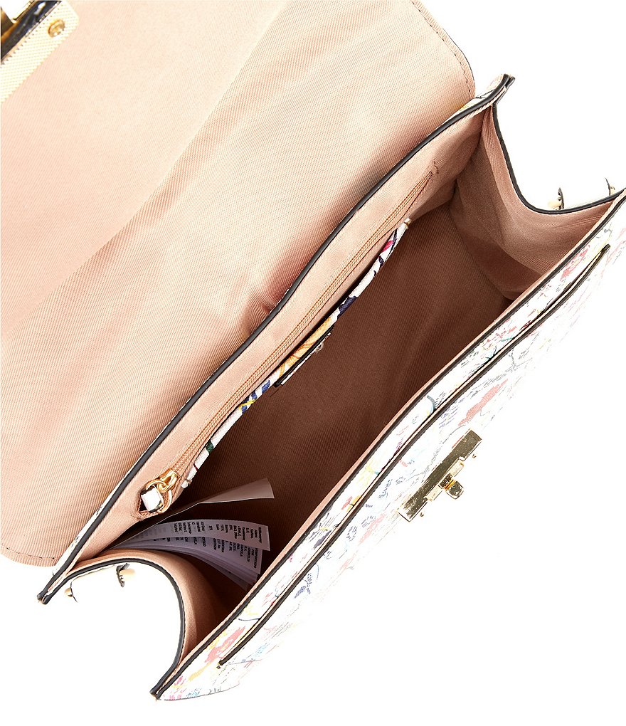 ALDO Glenda Top Handle Floral Satchel Bag