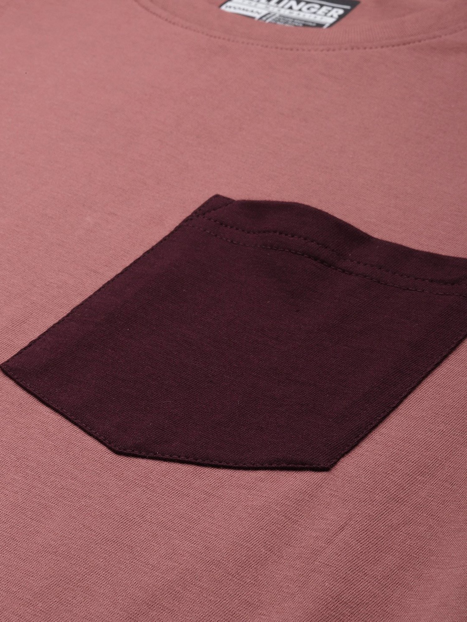 Dillinger Pink Cotton Oversized T-Shirt