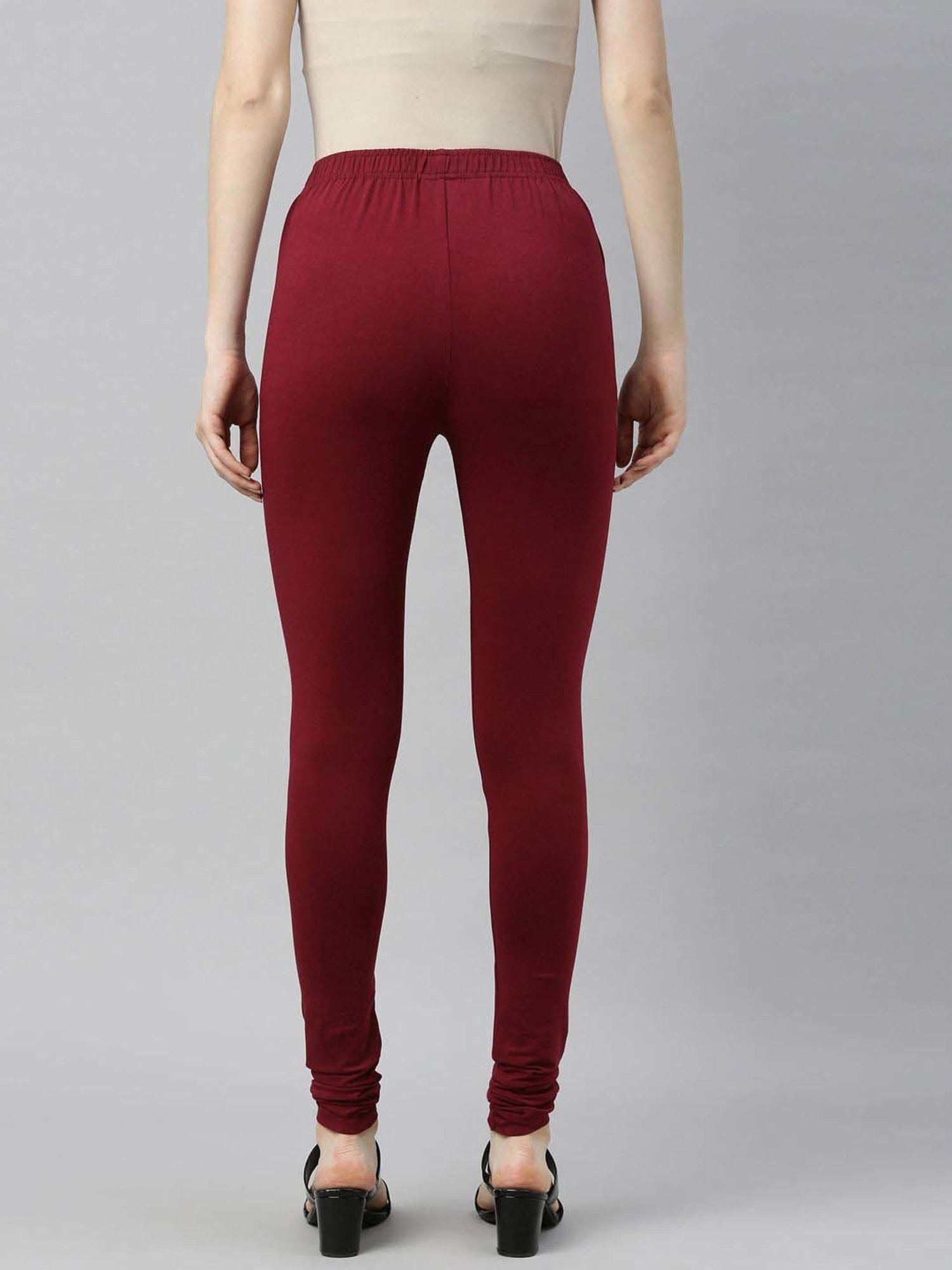 JCSS Maroon Cotton Leggings