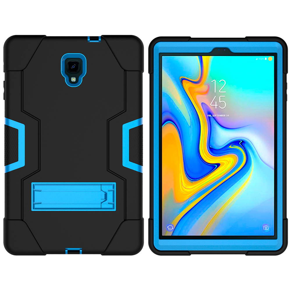 Galaxy Tab A 10.5 2018 Case,Mignova 3 Layer Heavy Duty Hybrid Shockproof Silicone+Hard PC Bumper Full-Body Protective Case Cover with Stand for Samsung Galaxy Tab A 10.5 SM-T590/T595